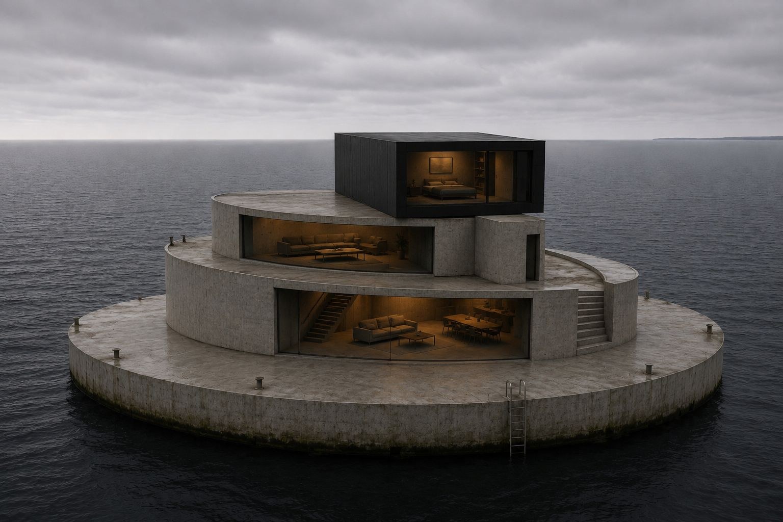 Die Entmagnetisierungsstation der NVA: Wie aus einer Militärplattform im Bodden ein Ort für Film, Foto und Musik werden kann
